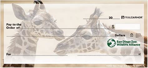 giraffe personal checks.